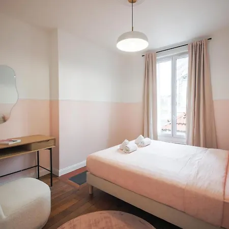 2#appart 6pers#2 Chambres#commerce#fullequipped#ac Apartment